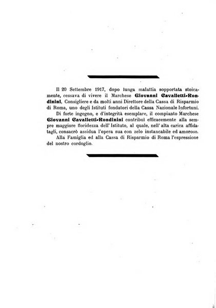 Rassegna di assicurazioni e previdenza sociale bollettino mensile della Cassa nazionale d'assicurazione per gli infortuni degli operai sul lavoro