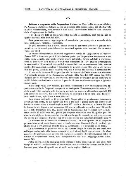 Rassegna di assicurazioni e previdenza sociale bollettino mensile della Cassa nazionale d'assicurazione per gli infortuni degli operai sul lavoro