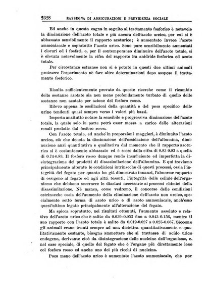 Rassegna di assicurazioni e previdenza sociale bollettino mensile della Cassa nazionale d'assicurazione per gli infortuni degli operai sul lavoro