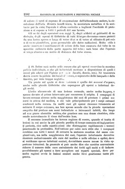 Rassegna di assicurazioni e previdenza sociale bollettino mensile della Cassa nazionale d'assicurazione per gli infortuni degli operai sul lavoro