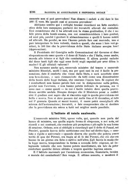 Rassegna di assicurazioni e previdenza sociale bollettino mensile della Cassa nazionale d'assicurazione per gli infortuni degli operai sul lavoro