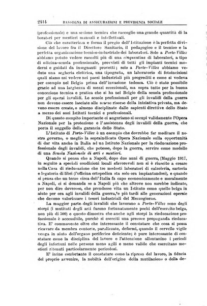 Rassegna di assicurazioni e previdenza sociale bollettino mensile della Cassa nazionale d'assicurazione per gli infortuni degli operai sul lavoro