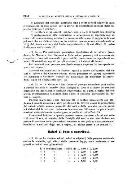 Rassegna di assicurazioni e previdenza sociale bollettino mensile della Cassa nazionale d'assicurazione per gli infortuni degli operai sul lavoro