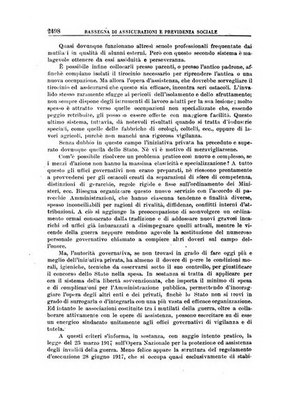 Rassegna di assicurazioni e previdenza sociale bollettino mensile della Cassa nazionale d'assicurazione per gli infortuni degli operai sul lavoro