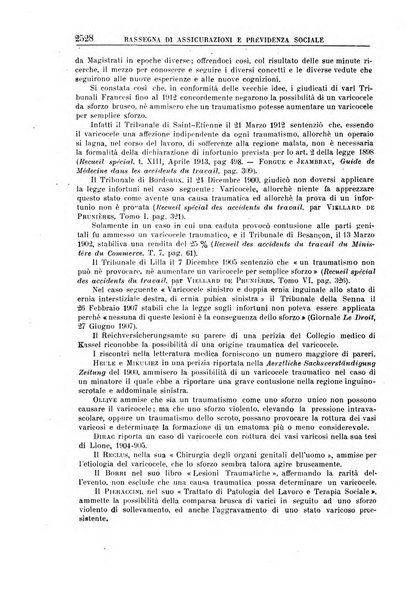 Rassegna di assicurazioni e previdenza sociale bollettino mensile della Cassa nazionale d'assicurazione per gli infortuni degli operai sul lavoro