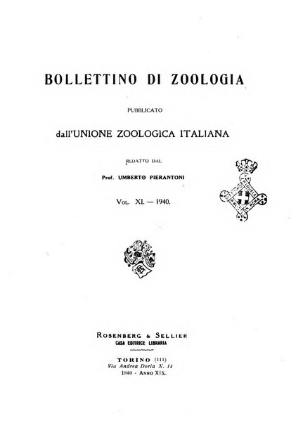 Bollettino di zoologia