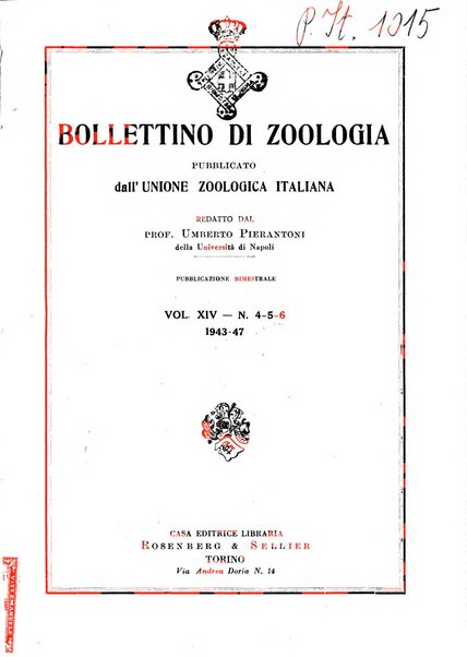 Bollettino di zoologia