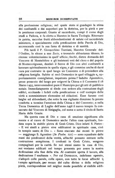 Memorie domenicane rivista di religione, storia, arte