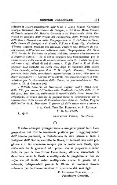 Memorie domenicane rivista di religione, storia, arte