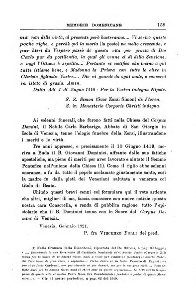 Memorie domenicane rivista di religione, storia, arte