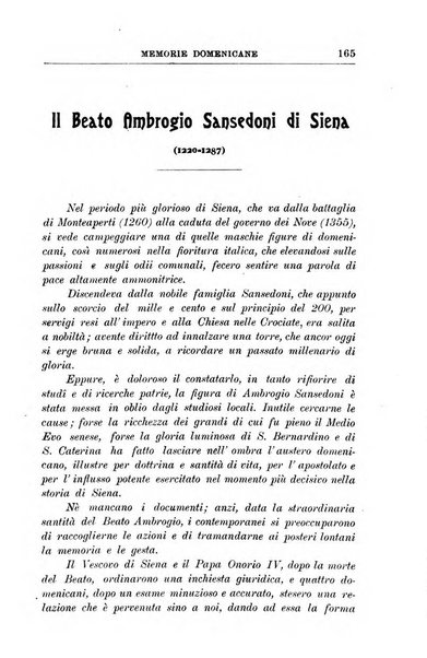 Memorie domenicane rivista di religione, storia, arte