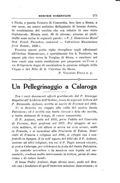 Memorie domenicane rivista di religione, storia, arte