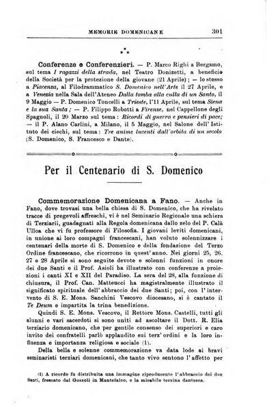 Memorie domenicane rivista di religione, storia, arte