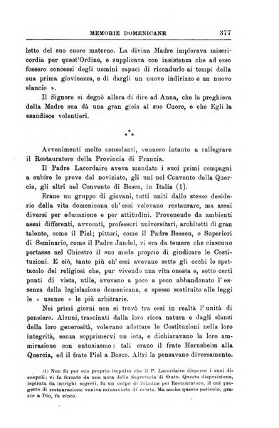 Memorie domenicane rivista di religione, storia, arte