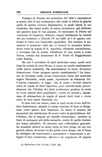 Memorie domenicane rivista di religione, storia, arte