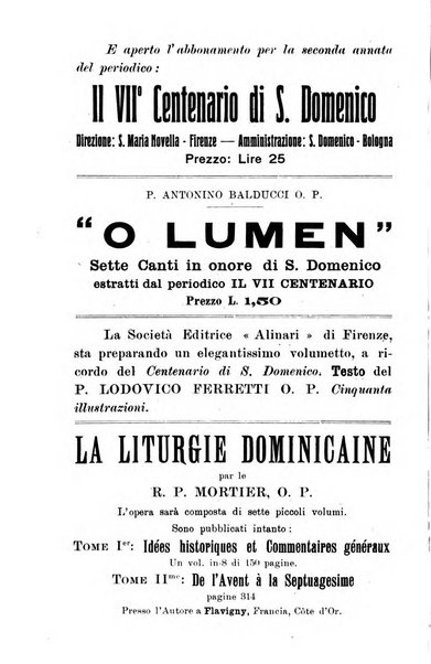 Memorie domenicane rivista di religione, storia, arte