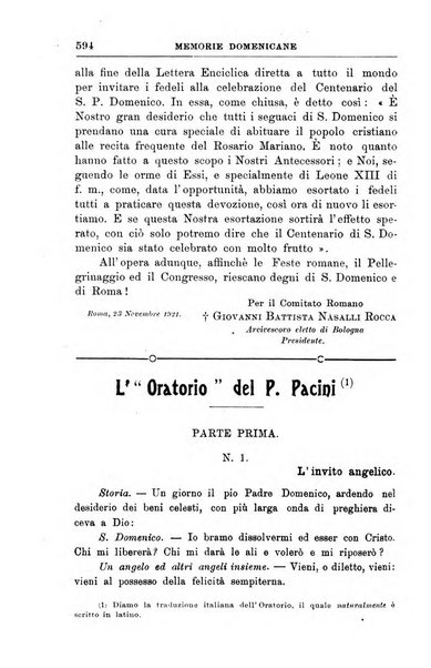 Memorie domenicane rivista di religione, storia, arte