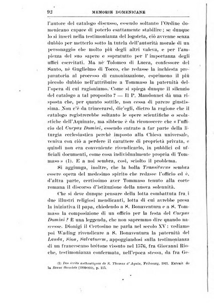 Memorie domenicane rivista di religione, storia, arte