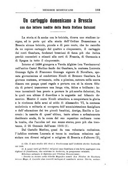 Memorie domenicane rivista di religione, storia, arte