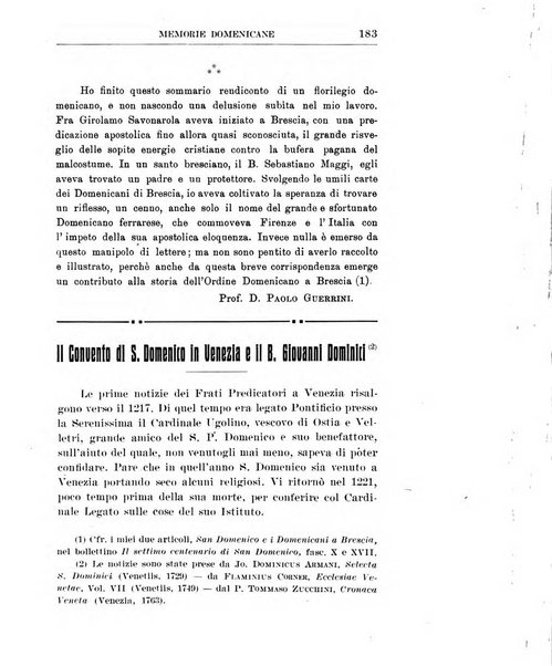 Memorie domenicane rivista di religione, storia, arte