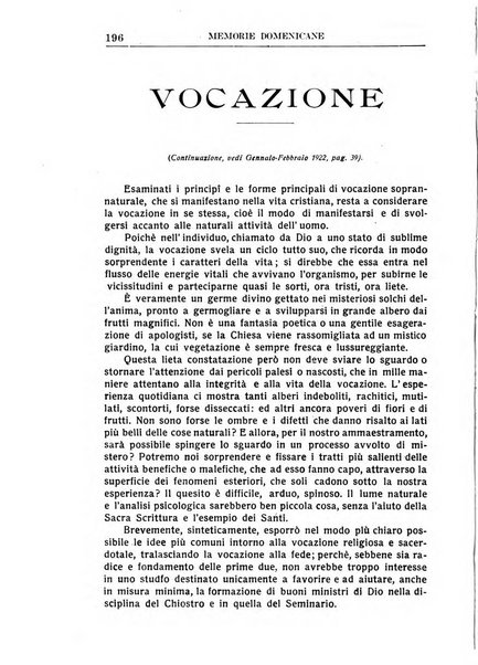 Memorie domenicane rivista di religione, storia, arte