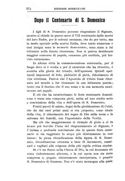 Memorie domenicane rivista di religione, storia, arte