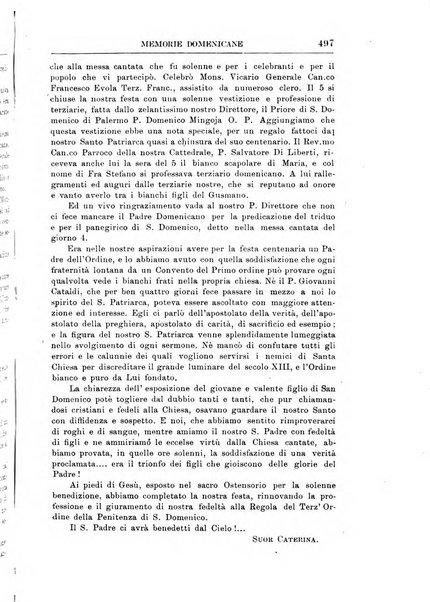 Memorie domenicane rivista di religione, storia, arte