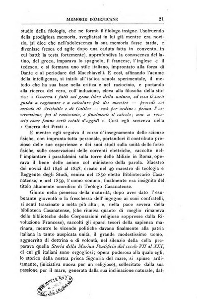 Memorie domenicane rivista di religione, storia, arte