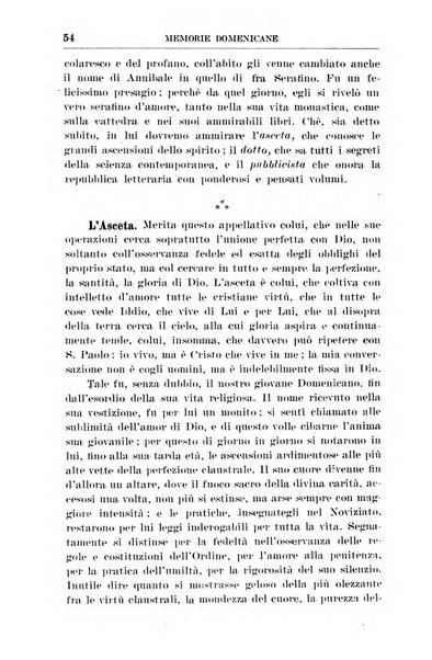 Memorie domenicane rivista di religione, storia, arte