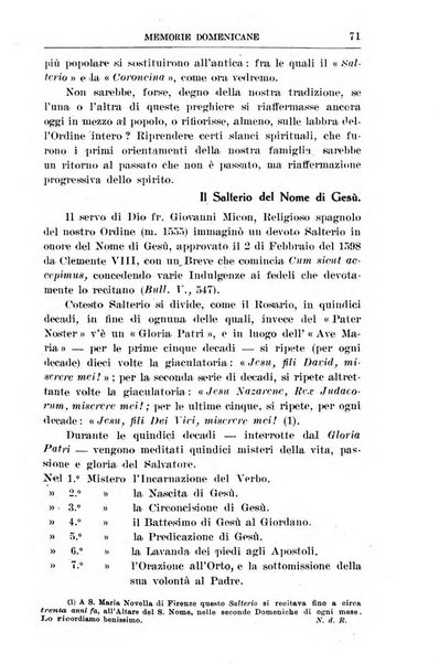 Memorie domenicane rivista di religione, storia, arte