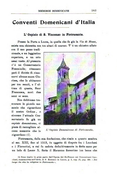 Memorie domenicane rivista di religione, storia, arte