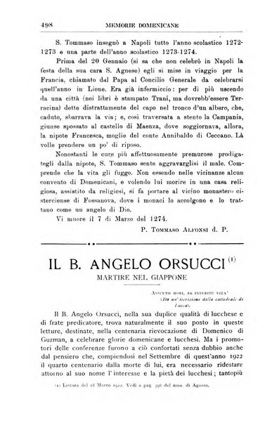 Memorie domenicane rivista di religione, storia, arte