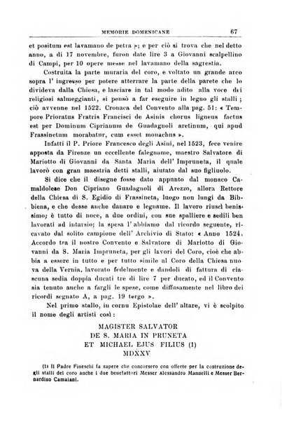 Memorie domenicane rivista di religione, storia, arte