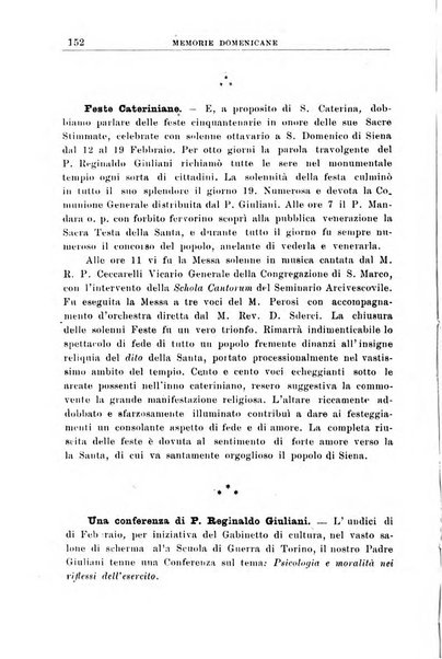 Memorie domenicane rivista di religione, storia, arte