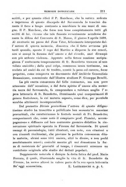 Memorie domenicane rivista di religione, storia, arte