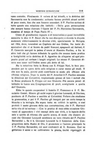 Memorie domenicane rivista di religione, storia, arte