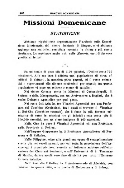 Memorie domenicane rivista di religione, storia, arte