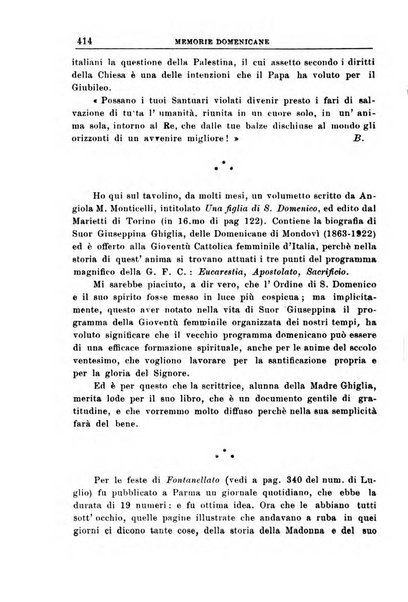 Memorie domenicane rivista di religione, storia, arte