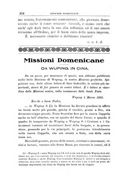 Memorie domenicane rivista di religione, storia, arte