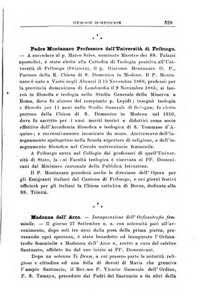 Memorie domenicane rivista di religione, storia, arte