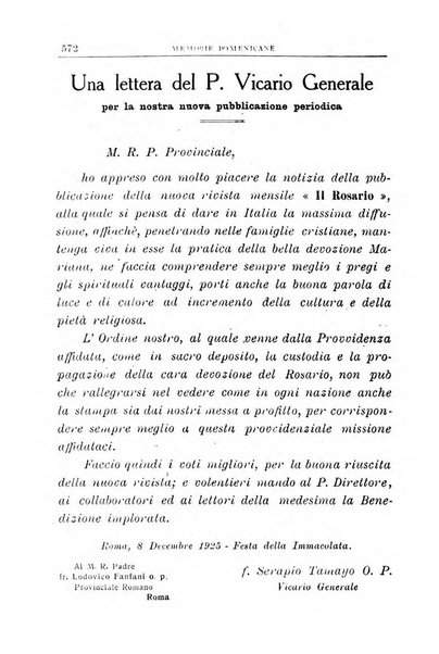 Memorie domenicane rivista di religione, storia, arte