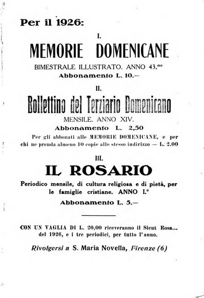 Memorie domenicane rivista di religione, storia, arte