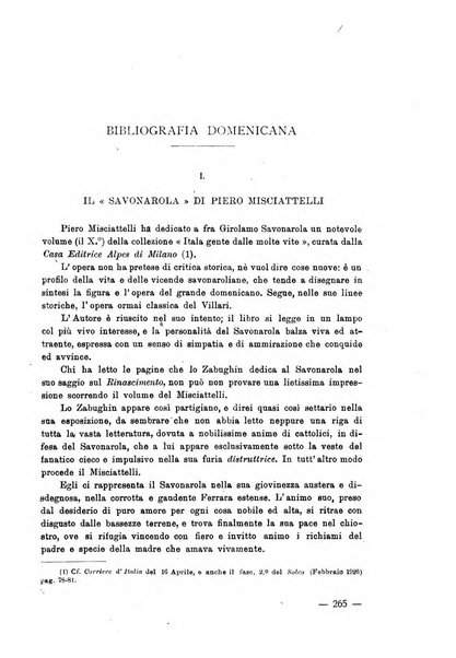 Memorie domenicane rivista di religione, storia, arte