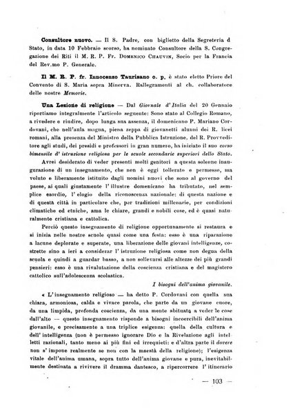 Memorie domenicane rivista di religione, storia, arte