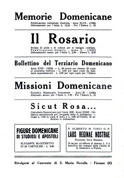 Memorie domenicane rivista di religione, storia, arte