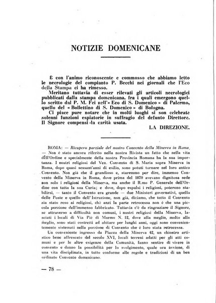 Memorie domenicane rivista di religione, storia, arte