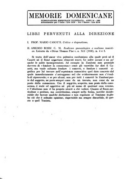 Memorie domenicane rivista di religione, storia, arte