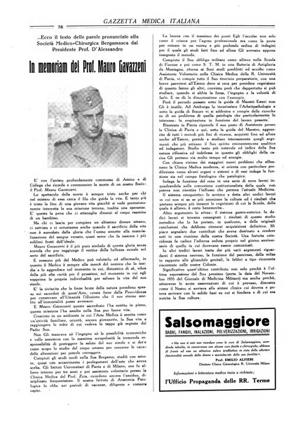 Gazzetta medica italiana