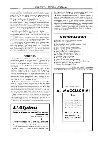 Gazzetta medica italiana