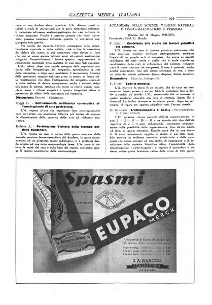 Gazzetta medica italiana